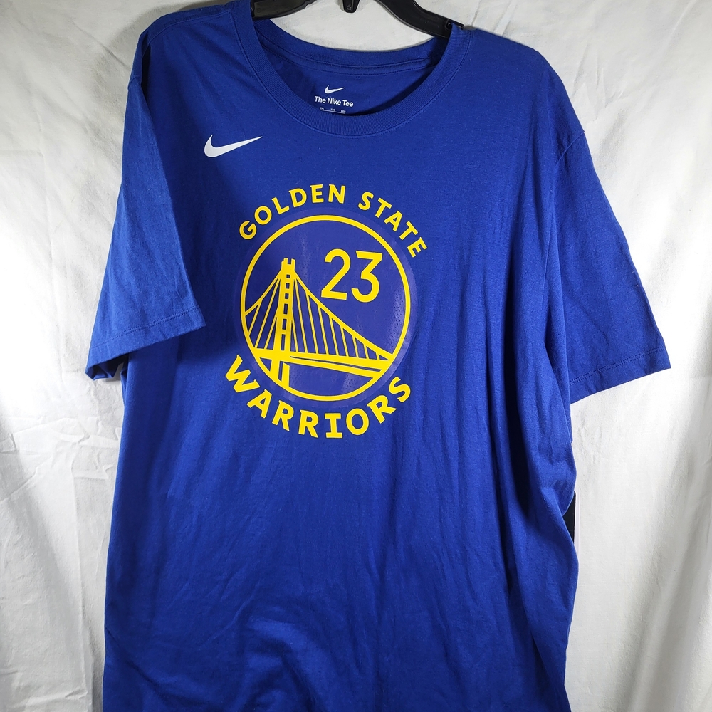 Nwt Mens Size XXL Golden State Warriors Nike Blue "Green 23" T-Shirt
